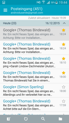 Das wichtigste am E-Mail-Account ist der Teil hinter dem @-Zeichen.