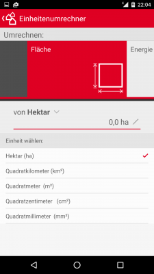 Sämtliche Einheiten rechnest du schnell um.