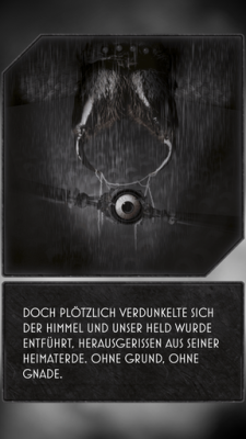 Er wird rausgerissen und gefangen genommen.