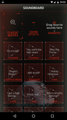 Die Sounds deiner Stars hörst du dir über die App an und fügst sie deiner Favoritenliste hinzu.
