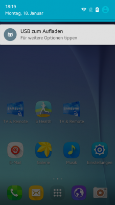 Schließt du dein Handy oder Tablet mit Android 6 an einen Rechner an, passiert erst mal gar nichts.