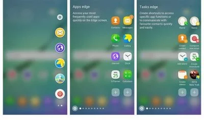 Auch bei den Apps bringt das Update auf Android 6 ein bequemeres Handling des Edge-Bereichs.