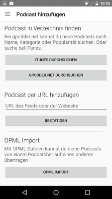 Über verschiedenen Wegen gelangst du zu den Podcasts.