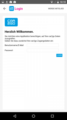 Du reservierst das Auto direkt in der App oder über den tatsächlichen Anbieter. 