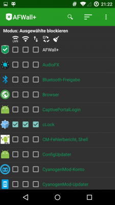 Je nach Gewohnheit arbeitest du mit einer Whitelist oder einer Blacklist für die Verbindungen.