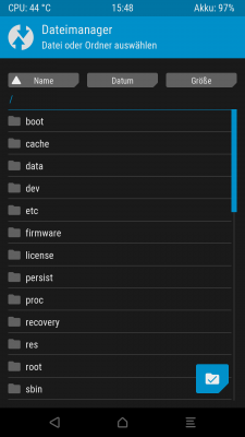 Auch der Dateimanager und alle anderen Komponenten zeigen sich im neuen Look.