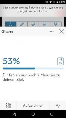 Du kannst deine Ziele sehr genau festlegen.