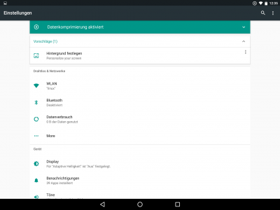 Die Einstellungen von Android N haben einen neuen optischen Anstrich bekommen.
