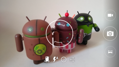 Die Kamera-App von Cyanogen OS ist auf dem Home-Screen platziert.