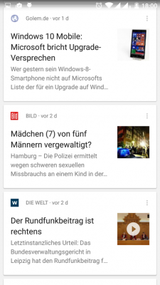 Keinen Bock mehr auf die unterirdischen Headlines von Bild. Dann tippe rechts auf die drei Punkte, um Bild zu blockieren.