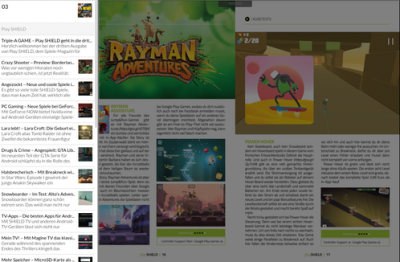 Du kannst Play SHIELD am PC ganz bequem in Chrome lesen, wenn du es möglichst groß magst.