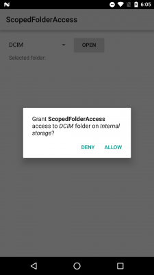 Apps können ab Android N den Schreibzugriff auf ein einzelnes Verzeichnis auf der microSD-Karte bzw. dem Nutzerspeicher erfragen.