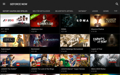Diese Top-Titel und weitere Spiele lassen sich mit GeForce NOW sofort kaufen und ohne Mitgliedschaft spielen.