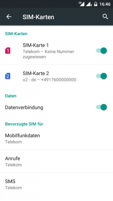 Bei den Dual-SIM-Einstellungen brauchte ich mehrere Versuche, bis alles passte.
