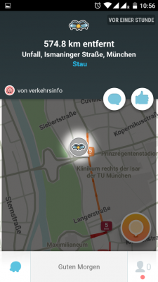 Zu jedem Ereignis gibt die App detaillierte Informationen.