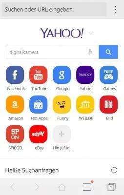 Einer der vielen Konkurrenten aus China. Der CM Browser verfügt über viele integrierte Funktionen und einen umfangreichen Homescreen.