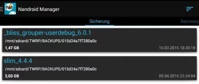 Die App erstrahlt im Dark Themed Material Design.
