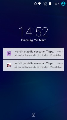Leider nerven die Apps schon bald mit ersten Popups.