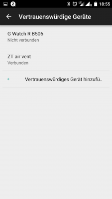 Ich empfehle dir, das Logi ZT Air Vent als vertrauenswürdiges Gerät einzurichten.