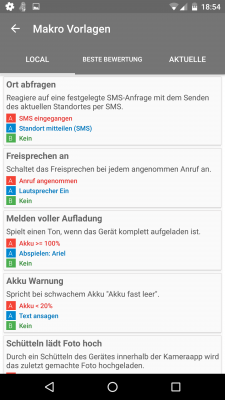 Verschiedene Vorlagen erleichtern dir den Einstieg und können auf dich angepasst werden.