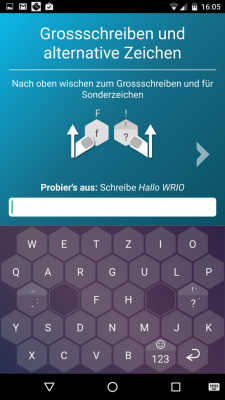 Im Tutorial bekommst du die anfangs ungewohnte Bedienung erklärt.