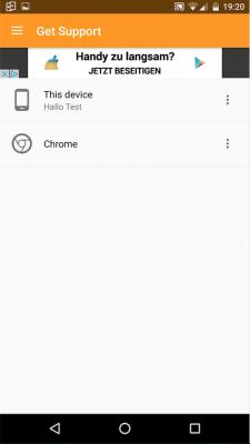 Du erstellst über deinen PC Screenshots des Smartphone-Displays.