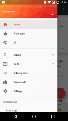 Die App ist in schönstem Material Design gehalten.