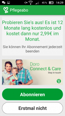 Doro Connect & Care bietet eine umfassende Remote-Lösung, um mit anderen Menschen in Kontakt zu bleiben.