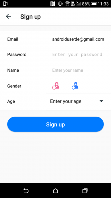 Um einen Account anzulegen, benötigst du nur eine E-Mail-Adresse, einen Benutzernamen und zwei weitere Fingertips.