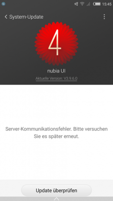 Aktuell ist noch kein Update für das Nubia Z11 mini zu finden. Das dürfte sich jedoch noch ändern.