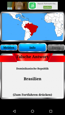 Falsche Antworten sind rot markiert.