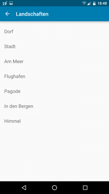 Diverse Landschaften ändern dein Wetterbild.