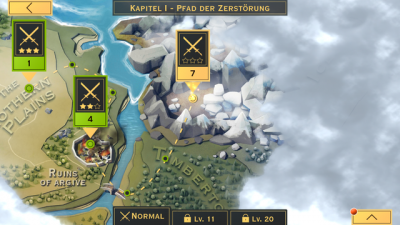 Der Pfad der Zerstörung zieht durch das Land.