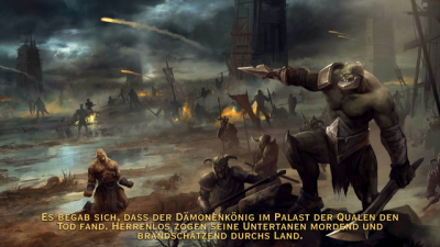 Im Trailer erfährst du, das die Untertanen des Dämonenkönigs mordend durch das Land zogen.