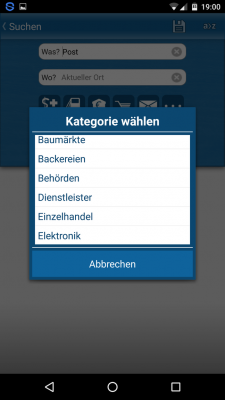 Die App bietet diverse Vorgaben.