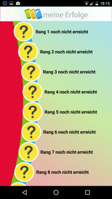 Deine Lernziele werden in deinen Erfolgen festgehalten.