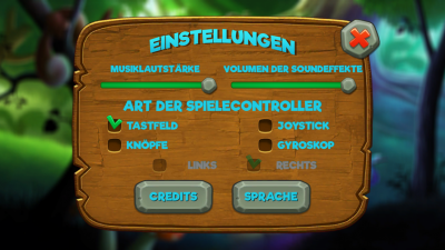 In den Einstellungen änderst du die Steuerung.