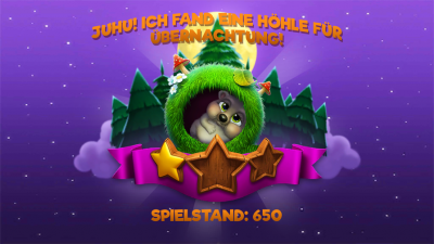 Der erste Level ist geschafft.