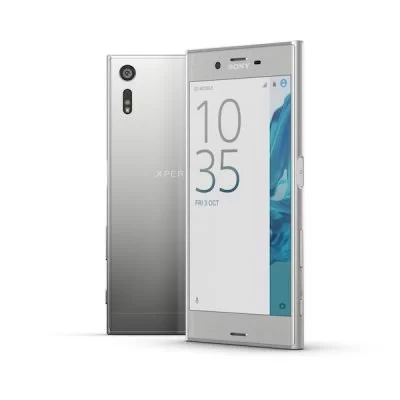Das Sony Xperia XZ in Platin.