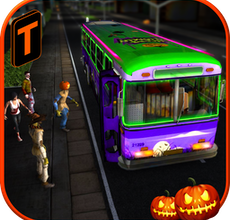 Halloween Party Bus Driver 3D  –  Happy Halloween