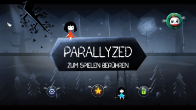 Du beginnst das Spiel mit einem Klick auf das Display.