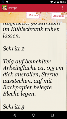 Die Anleitung erklärt Schritt für Schritt die Zubereitung.