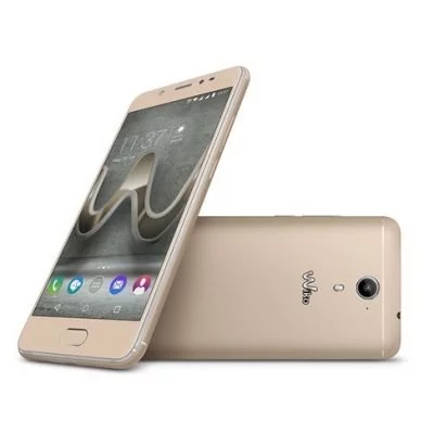 Das Wiko U Feel Prime in Gold.