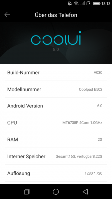 Coolpad mit Emotion ersetzen und fertig ist das Huawei-Smartphone. Das Coolpad Modena 2 im Überblich.