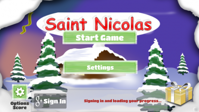 Nikolaus Abenteuer kann mit oder ohne Google Play Games Verbindung gespielt werden.