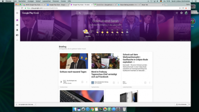 Google Play Kiosk ist auch über das Web abrufbar.