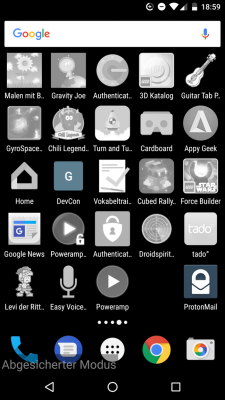 Abgesicherter Modus Android
