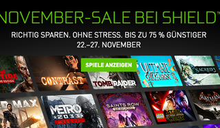 NVIDIA SHIELD: Black Friday Sale bereits jetzt mit Rabatten bis zu 75 % auf Games