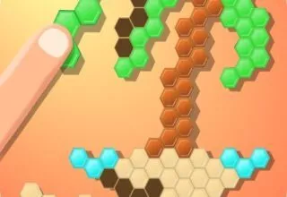 Hexa Mosaik – Block Puzzle – Stein für Stein zum Mosaik