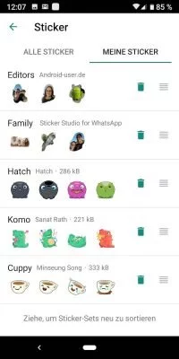 WhatsApp 10 Sticker Maker | Android-User.de